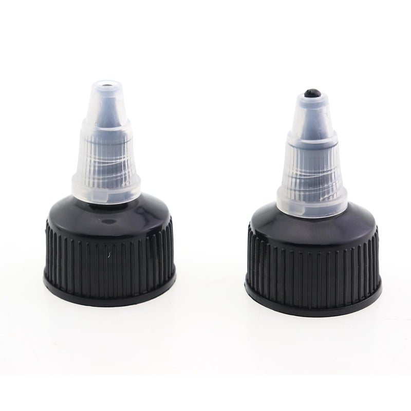 ZHYOHEN 10PCS 24/420mm Reusable HDPE Squeeze Bottle Tip Replacement Combination Caps for Cosmetic and Craft Container - Image 5